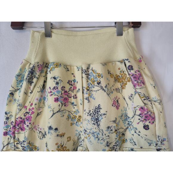 Cinq à Sept Parker Sakura *IN Yellow Floral Giles 2 Piece Set Small Top Joggers - Picture 6 of 16